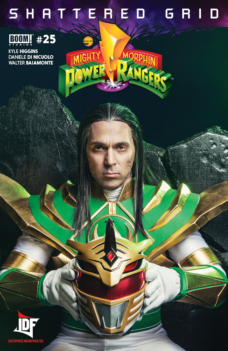 Jason David Frank as Lord Drakkon photographed by Justin Betancourt for new Power Ranger Comic Book